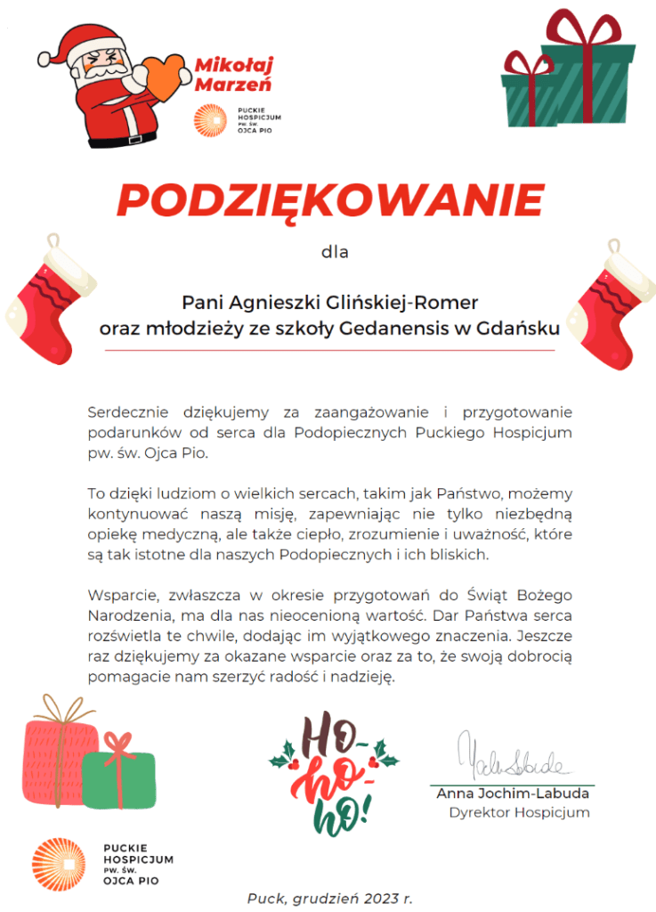 2023.12 podziekowaniehospicjumpuck