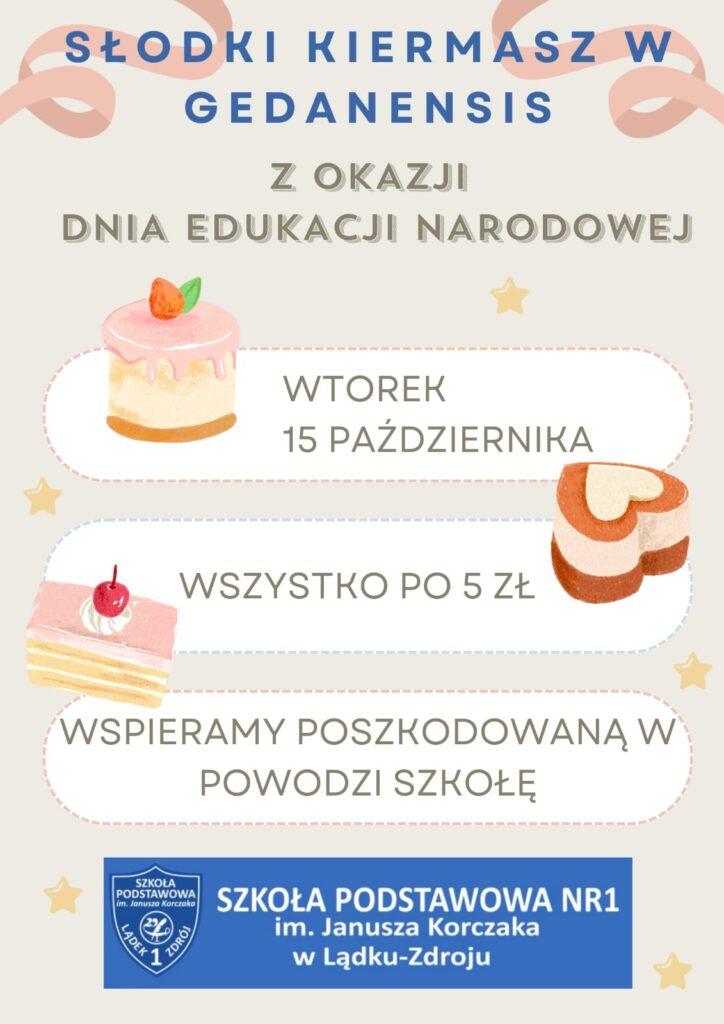 charytatywny slodki kiermasz